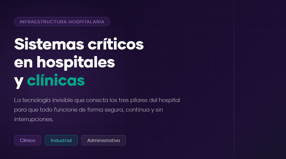 Sistemas críticos en hospitales y clínicas: la tecnología que sostiene la atención de salud